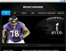 Tablet Screenshot of bryantmckinnie.com